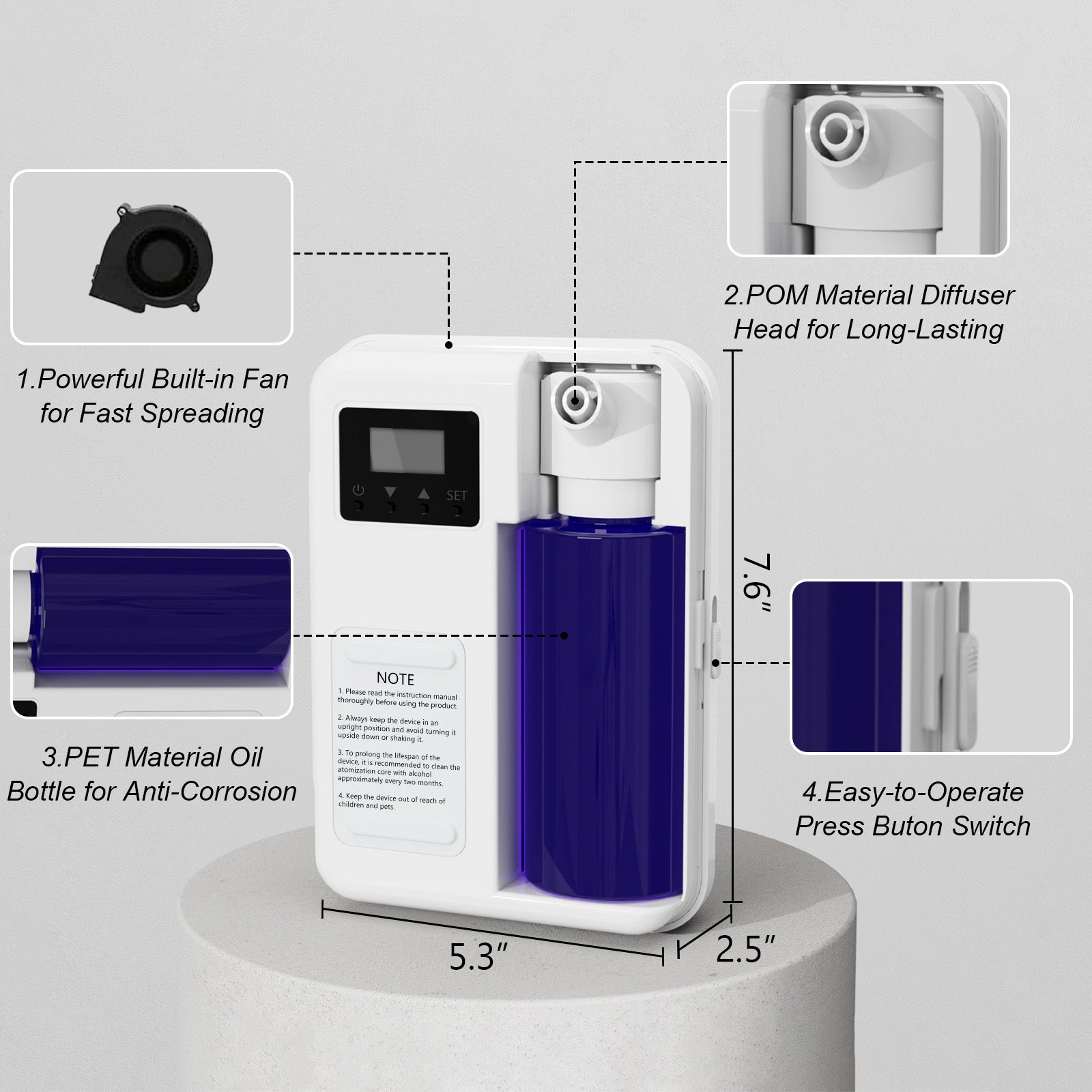 Smart Bluetooth Scent Diffuser | DF200 | Betterdiffuser