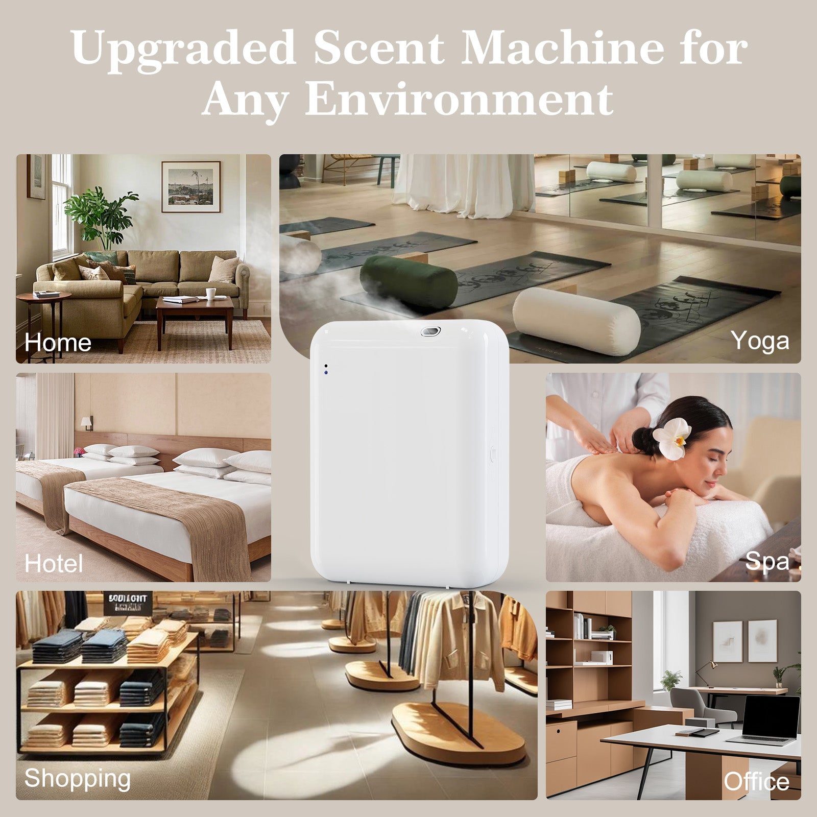 Cordless Waterless Scent Diffuser for Home & Travel | DF200A | Betterdiffuser
