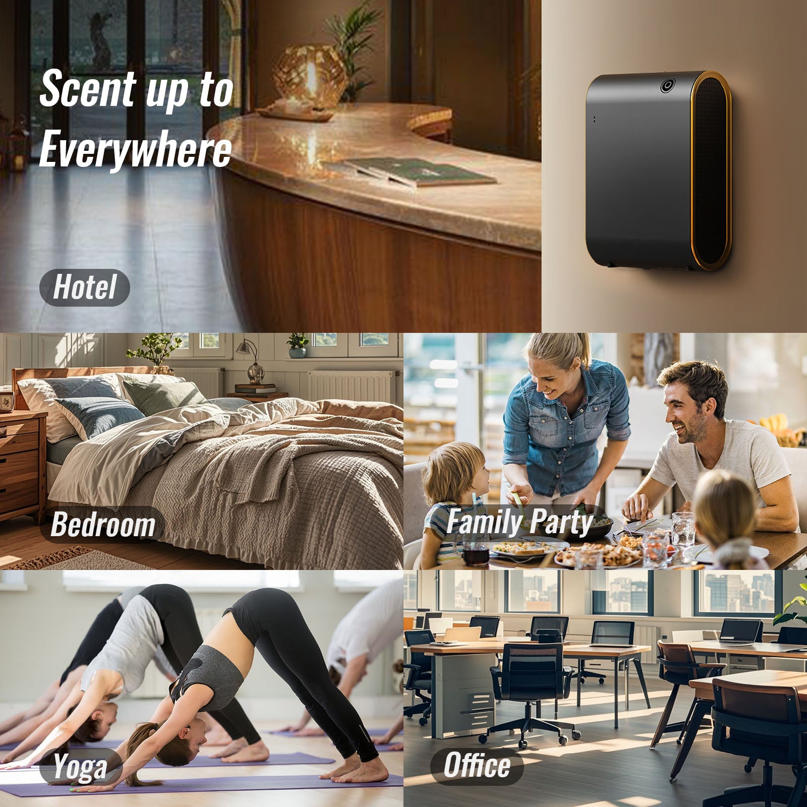 Smart Bluetooth Scent Diffuser for Large Spaces | DF500 | Betterdiffuser
