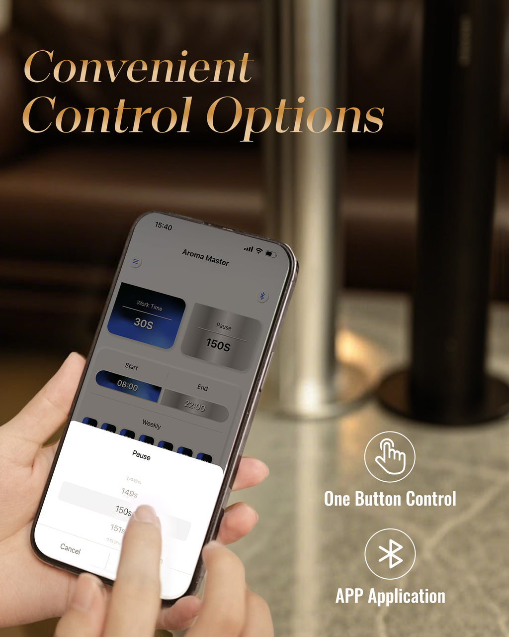 Cordless Cold-Air Diffuser for Large Rooms | H200D | Betterdiffuser
