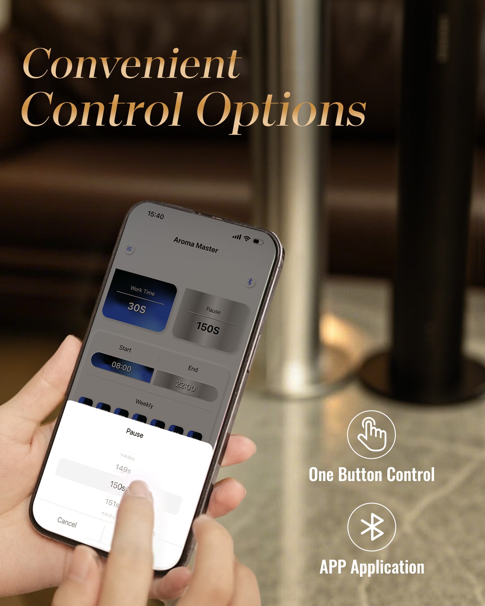 Cordless Cold-Air Diffuser for Large Rooms | H200D | Betterdiffuser